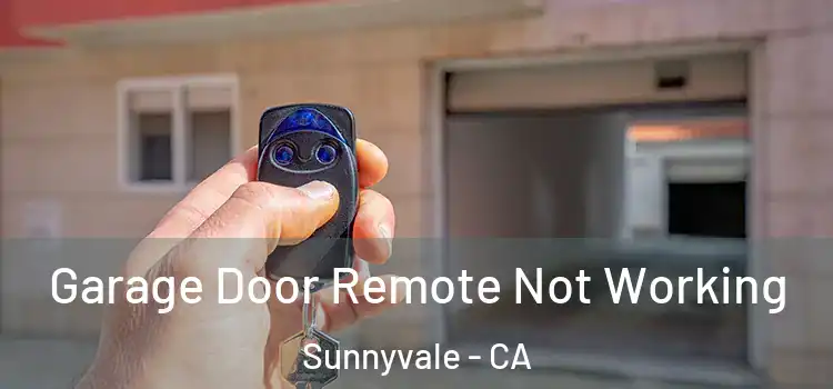  Garage Door Remote Not Working Sunnyvale - CA