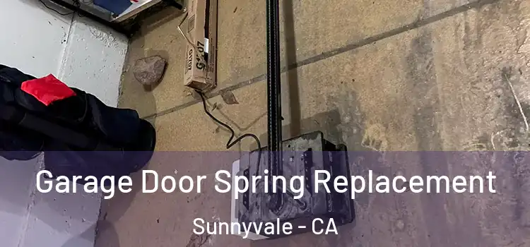  Garage Door Spring Replacement Sunnyvale - CA
