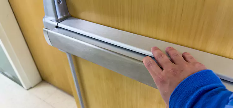 Installing a Push Bar on a Door Sunnyvale